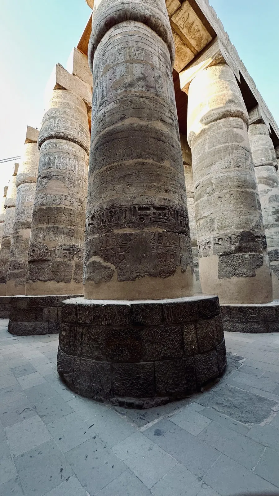 Karnak’s columns make everyone look tiny