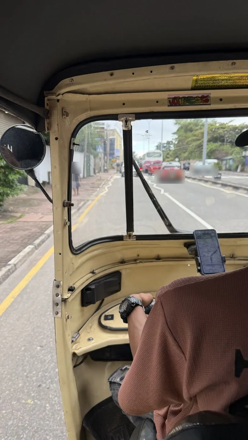 Last tuk-tuk ride, heading to the airport