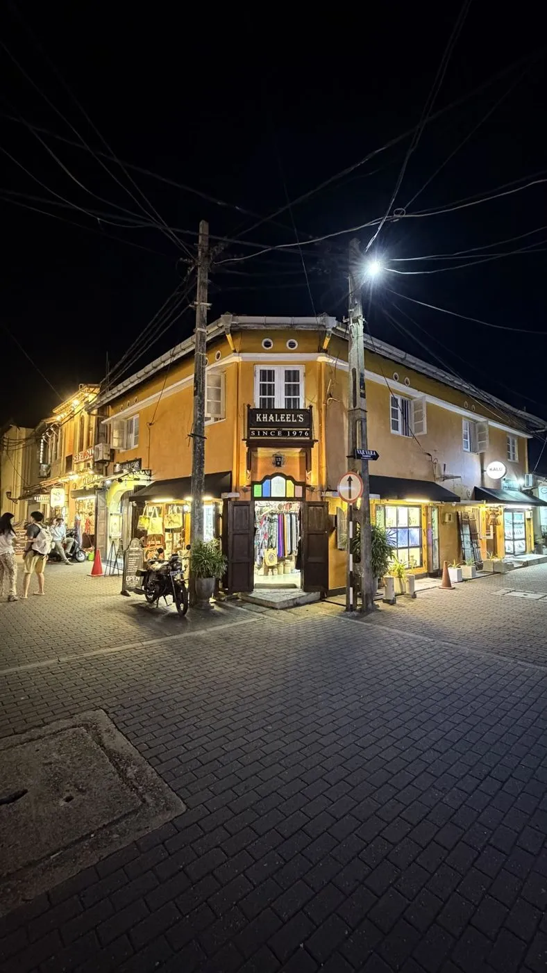 Khaleel's, an ochre corner shop trading since 1976