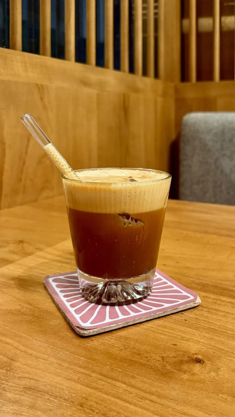 The second iced coffee at Grind