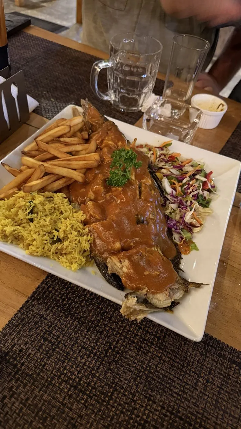 Second fish in a spicy tomato sauce